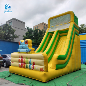 <span class=keywords><strong>Precio</strong></span> de fábrica, tobogán inflable <span class=keywords><strong>gigante</strong></span> de rana de color amarillo comercial, tobogán inflable para niños a la venta - Product Image 2
