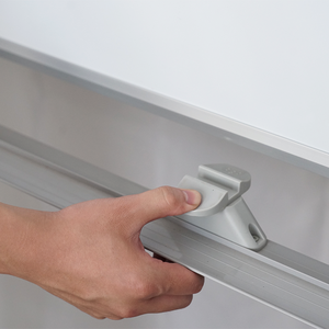 Personnalisation du tableau blanc magnétique double face avec support mobile dans le cadre en aluminium du bureau - Product Image 3