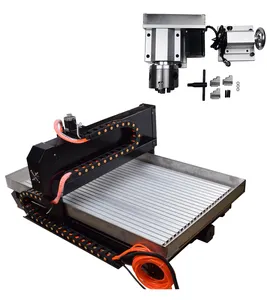 Fabriek Koop Usb-poort 4 As Hout cnc 6090 rvs structuur Graveermachine Prijs