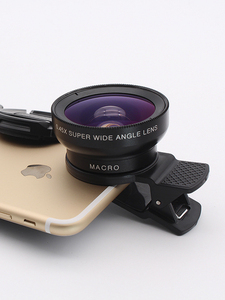 <span class=keywords><strong>Objectif</strong></span> universel 2-en-1 pour téléphone : Super grand angle 0,45X et <span class=keywords><strong>Macro</strong></span> 15X en verre optique HD, à clipser pour smartphone - Product Image 1
