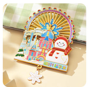 Aimants de réfrigérateur commémoratifs personnalisés en métal - Design en forme de ville - Durables, imperméables, souvenirs de voyage - Product Image 4