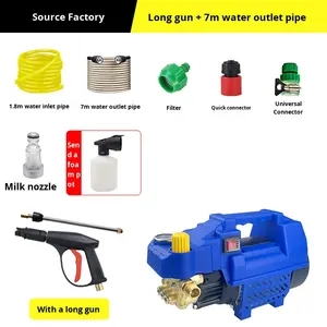 <span class=keywords><strong>Hidrolavadora</strong></span> Eléctrica <span class=keywords><strong>Parkside</strong></span> de 2400W y 140 bar, Pistola de Agua de 528L/H, Lavadora Portátil de Alta Presión para Autos y Jardines, Fabricada en Latón - Product Image 6