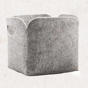 Cajas de Almacenamiento Rectangulares de Fieltro de Poliéster Sostenible, Estilo Americano Simple, Multifuncionales, de Gran Capacidad, para Uso Doméstico - Product Image 4