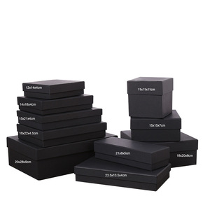 Ordinazione Nero <span class=keywords><strong>Scatole</strong></span> <span class=keywords><strong>di</strong></span> <span class=keywords><strong>Cartone</strong></span> <span class=keywords><strong>di</strong></span> <span class=keywords><strong>Imballaggio</strong></span> Contenitore <span class=keywords><strong>di</strong></span> Regalo Per L'<span class=keywords><strong>imballaggio</strong></span> del Regalo <span class=keywords><strong>di</strong></span> <span class=keywords><strong>Imballaggio</strong></span> Set - Product Image 1