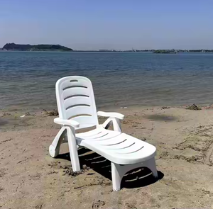Oferta directa Resort Ocio Hotel Jardín Piscina Tumbona de plástico Salón al aire libre Silla de playa Tumbona - Product Image 3