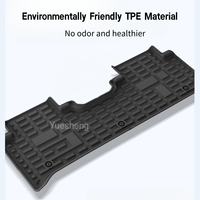 Accessoires intérieurs Jetour G700 Tapis de voiture personnalisés Tapis de voiture imperméables Tapis de voiture 3D TPE Tapis de sol de voiture Tapis de siège arrière Tapis de siège arrière