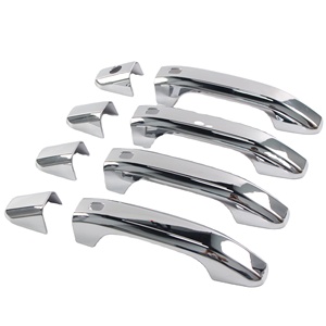 Couvercles de poignée de porte chromés de haute qualité avec <span class=keywords><strong>4</strong></span> trous de serrure intelligents pour <span class=keywords><strong>Chevrolet</strong></span> Suburban /Tahoe GMCSierra2500HD/3500HD - Product Image 1
