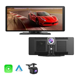 10,26 дюймов емкостный сенсорный экран автомобильный мультимедийный Универсальный Автомобильный DVD-радио MP5 плеер с цифровым компасом и функцией CarPlay
