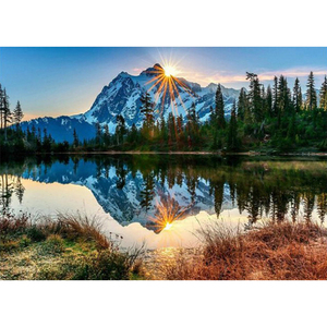 Bán Buôn Sơn Kim Cương Trang Trí Nhà DIY Cross Stitch Tuyết Núi Hồ Cảnh Quan 5D Kim Cương Tranh - Product Image 3