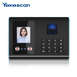 FA01Staff Biometric Face Recognition Fingerprint Scanner Clock In And Out Employee Time Attendance Machine Time Recorder