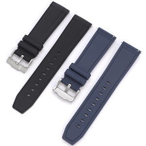 Correa de <span class=keywords><strong>Reloj</strong></span> de Buceo Impermeable de Liberación Rápida Blanc-pain Ome-ga de 20 mm y 22 mm, Correa de Silicona Líquida con <span class=keywords><strong>Hebilla</strong></span> de Acero Inoxidable Transpirable - Product Image 3