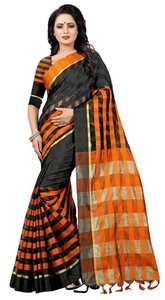 Party Wear Indian Silk <b>Saree</b> Surat Ethnic - Product Image 2