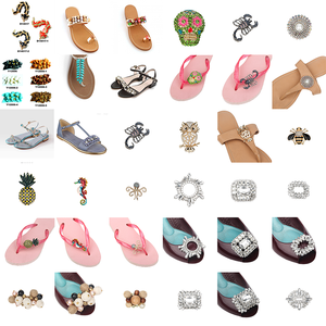 ¡Superventas de 2024! <span class=keywords><strong>Sandalias</strong></span> de playa <span class=keywords><strong>planas</strong></span> para mujer, zapatos hechos a mano, zapatillas de lentejuelas <span class=keywords><strong>con</strong></span> adorno de cadena para mujer, decoraciones para zapatos - Product Image 3