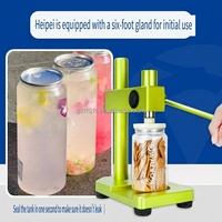 Scelleuse manuelle portable MZH - Conception de table, sans électricité, pour les cuisines domestiques et l'usage commercial, machine à sceller les couvercles de boîtes de conserve