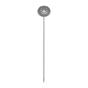 Palillos Decorativos Reutilizables de Acero Inoxidable 304 para Frutas, Palillos para Cócteles Bloody Mary, Brochetas para Martini - Product Image 1