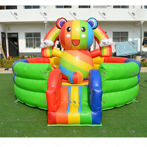 <span class=keywords><strong>Castillo</strong></span> Inflable Portátil Pequeño con Tobogán, Casa <span class=keywords><strong>de</strong></span> Brinco para Niños Pequeños, Mini <span class=keywords><strong>Castillo</strong></span> Inflable para Interiores, Ideal para Alquiler - Product Image 5