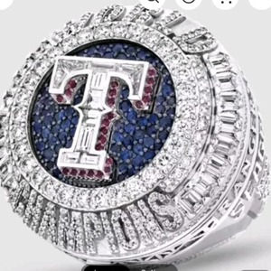Bague de championnat des Texas Rangers, en alliage plaqué, bijoux commémoratifs de baseball, unisexe - Product Image 2