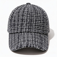 Gorra de Béisbol Oxford Personalizada con Logotipo OEM, Diseño Británico a Cuadros, Estilo Dobby, Unisex, Pequeña, con Aroma a Frutas, Deportiva