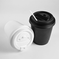 Couvre-gobelets en plastique PP à succès, calibre 90 mm, pour emporter, anti-fuite