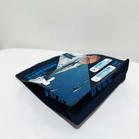 Nourriture pour chats fraîche et cuites, personnalisée et imprimée, avec formule à base de viande de poisson, sachet refermable à huit soudures pour l'emballage d'aliments pour animaux de compagnie