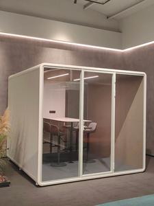 Sala <span class=keywords><strong>de</strong></span> reuniones móvil para varias personas <span class=keywords><strong>Estudio</strong></span> <span class=keywords><strong>de</strong></span> música Espacio <span class=keywords><strong>de</strong></span> trabajo privado <span class=keywords><strong>Cabinas</strong></span> <span class=keywords><strong>de</strong></span> nuevo diseño Muebles <span class=keywords><strong>de</strong></span> oficina <span class=keywords><strong>de</strong></span> alta calidad - Product Image 6