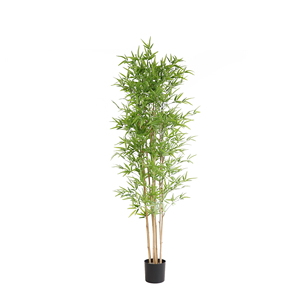 Décoration de jardin et d'intérieur, arbre en bambou artificiel d'extérieur, plante en bambou artificiel, support en plastique, bambou <span class=keywords><strong>porte</strong></span>-<span class=keywords><strong>bonheur</strong></span>, décoration de <span class=keywords><strong>plantes</strong></span> d'intérieur - Product Image 5