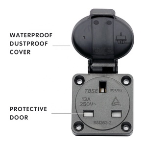 British IP54 <strong>13A</strong> 250V Waterproof <strong>UK</strong> <strong>Socket</strong> - Product Image 3