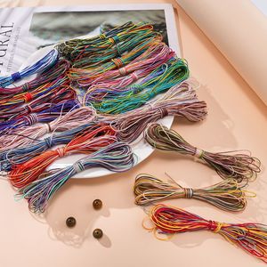 Nylon Gradient Variegated <b>Thread</b> Colored Jewelry Rope DIY Bracelet Making Supplies Small Size <b>Beading</b> Material - Product Image 3