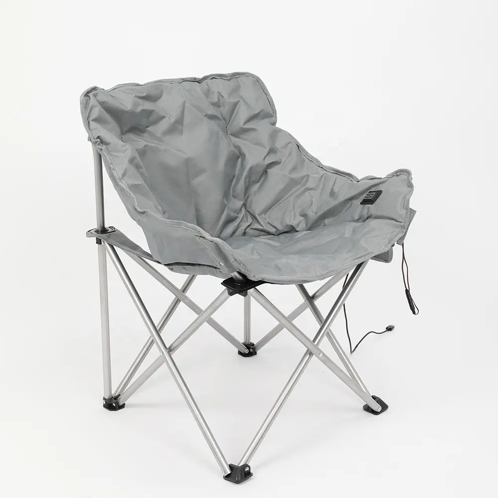 Ajustável Aquecida Camping Chair Dobrável Portátil Inverno Camping Chair