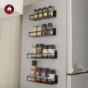 Confezione <span class=keywords><strong>da</strong></span> 4 pezzi <span class=keywords><strong>da</strong></span> cucina multifunzione a <span class=keywords><strong>parete</strong></span> porta-spezie con lato medio per frigorifero con supporto laterale per frigorifero - Product Image 4