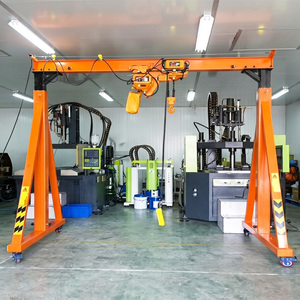 Hot Sale 1t 2t 3t 5t Outdoor Portable Hoist Gantry Crane Mobile Small Gantry Crane for Yard Lifting - Product Image 3