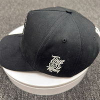 Broderie Logo privé étiquette personnalisée un cadre chapeau 5 panneaux Snapback deux tons personnalisé chapeaux en daim casquettes de Baseball