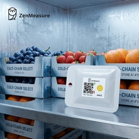 ZenMeasure : Étiquette de température sans fil pour la surveillance de la chaîne du froid bio-pharmaceutique avec voyant lumineux, enregistreur de données et instruments de mesure de température