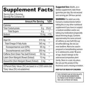 Gomitas Nootrópicas para el Rendimiento Mental de Estudiantes con Omega-3 y Zinc, Suplemento Nootrópico Inteligente - Product Image 2