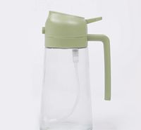 Venta de fábrica Logotipo personalizado 475ml Botella de vidrio Cocina Contenedor de aceite de cocina con serigrafía Embalaje de líquido sellado