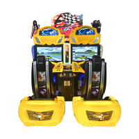 Machine de jeu de course de voitures simulateur de luxe Outrun Racing 2 Players, pour centre de jeux d'arcade, à monnayeur