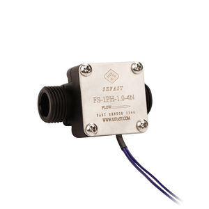 Série FS-8P – Débitmètre de contrôle 5,5/10/15 L/min en laiton PA-GF G3/4, capteur de débit à lamelles 10W 0,5A pour protection de pompe de chaudière de chauffage - Product Image 2