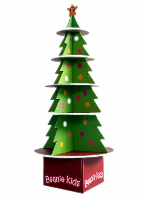 Apache Custom Christmas Day Cardboard Display Stand Supermarket Corrugated Cardboard Display Stand for Festival — view 5