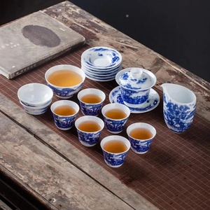 Classical <b>Tea</b> <b>Sets</b> <b>Tea</b> <b>Pot</b> and Cup <b>Set</b> Porcelain with Teapot Ceramic Chinese 16 Pcs Blue and White Coffee & <b>Tea</b> <b>Sets</b> Support - Product Image 1