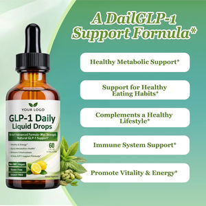 Gotas Líquidas Diarias de GLP-1 Oral 10 <span class=keywords><strong>en</strong></span> 1 de Origen Natural, 60 ml, 1710 mg, Apoyan la Salud Metabólica y los Buenos Hábitos Alimenticios - Product Image 5