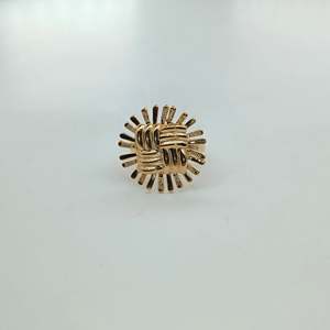Fashion <b>Ring</b> 316L Stainless Steel PVD Gold Plating Sustainable Resistant Statement Jewelry - Product Image 1