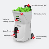 Machine d'entraînement automatique de pickleball intelligente pour fabricants OEM, avec télécommande via application