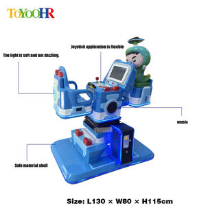 Nuevas Atracciones Infantiles, Coche Eléctrico de Fibra de Vidrio que Funciona con Monedas, <span class=keywords><strong>Tren</strong></span> Pequeño, Máquina de Juegos para Niños - Product Image 4