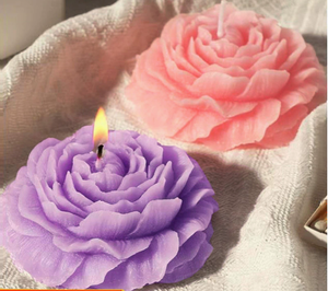 Vela Aromática con Forma de Flor de Peonía, Regalo Creativo para el Día de la Mujer, San Valentín, Navidad - <span class=keywords><strong>Cera</strong></span> de Soya - Product Image 2