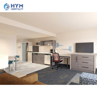 Meubles de chambre d'hôtel personnalisés modernes en chêne écologique Home2 Suites by Hilton