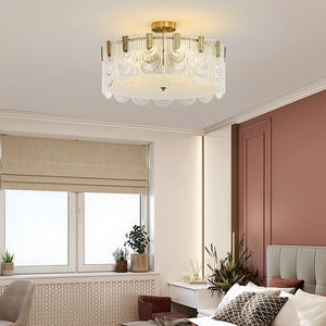 Nouveau Style Contemporain Classique Designer Pendentif Lumière Hôtel Décor salon moderne or verre plafonnier - Product Image 4