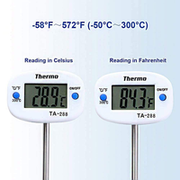 Termometer Makanan Digital LCD Harga Terjangkau untuk BBQ, Daging, Cokelat, Oven, Memasak, Termometer Dapur