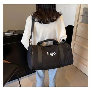 Bolsa Deportiva Simple con Logotipo Personalizado, Bolsa de Gimnasio de Gran Capacidad, Bolsa de Viaje Oxford para Hombre - Product Image 6