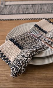 Summer Anne's Wholesale Bohemian Natural Geometric <strong>Placemats</strong> for <strong>Dining</strong> <strong>Table</strong> - Product Image 2