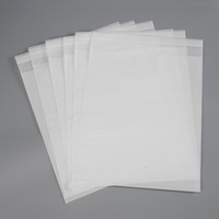 Sacs en papier glassine biodégradables personnalisés avec logo imprimé pour l'emballage de vêtements, pochettes écologiques recyclables en gros
